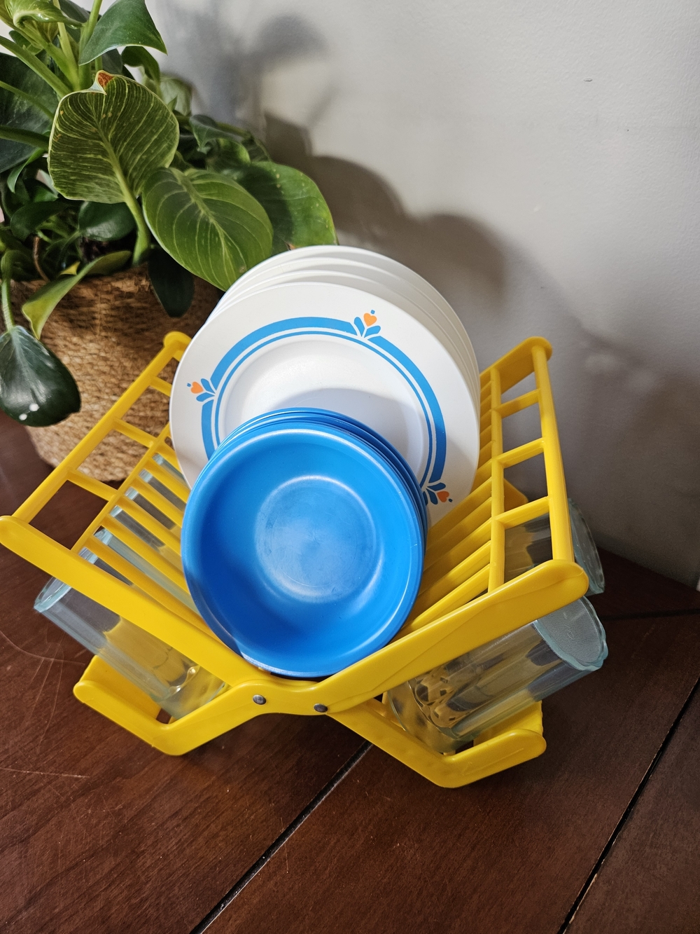 1987 Fisher-Price Fun With Food Dish Rack - No Utensils